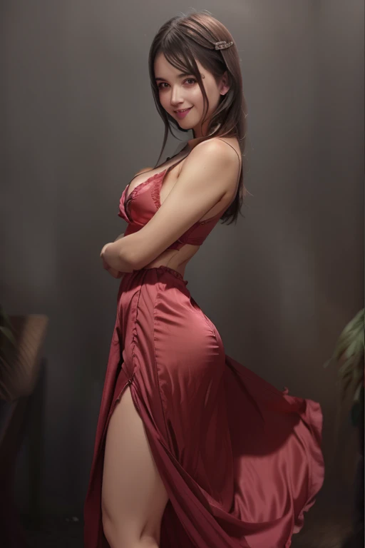 8k, RAW Photo, Best quality, masterpiece,(photorealistic:1.4) , (lip gloss, eyelashes, smiling, bright face, glowing skin, best quality, ultra high resolution, depth of field, chromatic aberration, caustic, wide lighting, natural shading) ultra high res, front view, big breast size, raw photo, 1girl, Indian girl, indian girl face, red saree dress, perfect face, in the dark, deep shadow, Cold light, caustics, looking at the viewer with a serene bliss, volumetric light, foggy background, rim light, edge light, backlit hair, Low Key, bloom, track equipment, outside the field, ((thin, thin)), photorealistic, photograph, masterpiece, realistic, realism, photorealism, high contrast, photorealistic digital art trending Artstation 8k HD high definition detailed realistic, detailed, skin texture, hyper detailed, realistic skin texture, armature, best quality, ultra high res, (photorealistic) (1.4), high resolution, detailed, raw photo, sharp re, lee jeffries nikon d850 film stock photo 4 kodak port 400 camera f1.6 lens rich colors hyper realistic lifelike texture dramatic lighting unrealengine trends on artstation cinestill 800