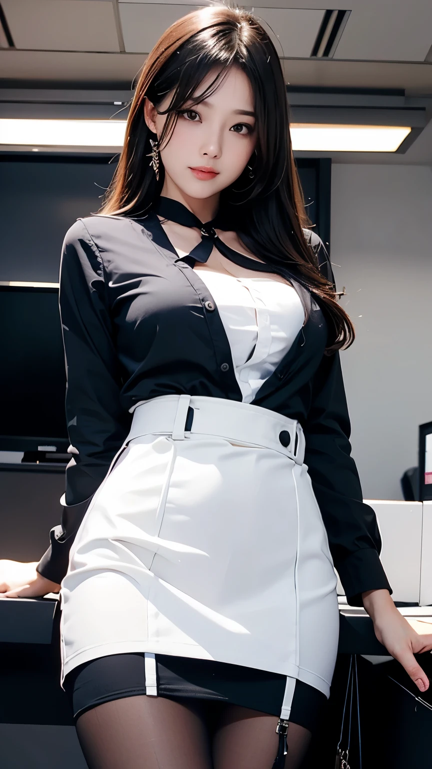 (((NFSW : 1.2))), (((pornography))), (realistic), (intricate details:1.2), (masterpiece、:1.3), (top quality:1.4), (Ultra A high resolution:1.2), Ultra A high resolution, 8K resolution, very detailed expression, dark, (high quality), complete anatomy, natural anatomy, full body photo, (1 Girl being caress by 2 men at night : 1.6), she is 21 years old, (call girl:1.5), (prostitute: 1.5), (she is korean:1.6), (beautiful : 1.4), (Dyed fancy colored hair banging), (big earrings), heavy makeup, Confusing wording, choker necklace, long legs, (a girl weared slim office lady's blouse and blazer and mini skirt and pantyhose. : 1.4), (office costume : 1.4), (a girl weared strappy high heels :1.4), (2 men being weared business suit : 1.3), (2 men are the company's owner : 1.4), glowing skin,(eye contact each other :1.4), (the men tie up her arms behind back:1.4), (((orgasm : 1.4))), (((moaning : 1.2))),(She being caught and sexually harassed by 2 men : 1.5), (she be forcibly raped by 2 men : 1.5), violated by them, She can not resist holding her arms grabbed by men., his dicks are being inserted into her pussy and anal., a man tighten her panty, a man tears off her pantyhose to explore her pussy, grabed ass, (The men grabbed her thighs.), caress, fondle, (coner of elevator of the building : 1.6), (detailed background:1.2),(She has fun with several Korean men : 1.4),
