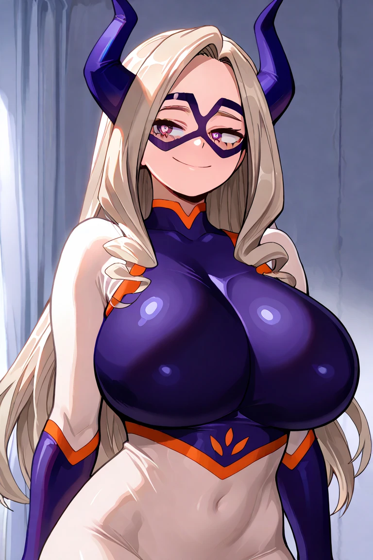 anime artwork, score_9, score_8_up, score_7_up, score_6_up, score_5_up, score_4_up, Mount Lady, blonde hair, purple eyes, big breasts, she is 24 years old, style_3, ,nude,naked,, black background, , , , , _, , breasts against glass,, solo, smile, against glass , , pussy, body against glass, leaning on glass, big tits, (fog:1.2)