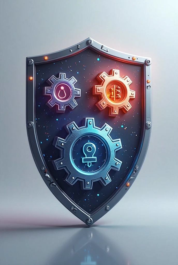 the logo of *Cyber Defenders* must be a fusion between female power and the digital universe, conveying the idea of strength, protection and innovation. The central design may feature a stylized female figure, with modern and geometric strokes, that represents the "defender" in a leadership role. This figure must be positioned fearlessly, as if it were prepared to protect and empower in the digital environment.
*Elementos visuais:*
1. *Digital Shield:* Around the female figure, a stylized shield can surround the character. This shield does not need to be conventional, but it can have minimalist lines, with a digital pattern, as binary codes or circuits. It symbolizes both the defense against online threats and the security that the game seeks to promote..
2. *Connection Symbols:* Behind the main figure, lines connecting small technology icons can be included, as network nodes, chips, or even internet symbols (like or Wi-Fi). Isso representaria o poder das Cyber Defenders de estar conectadas e unidas, protecting and supporting each other in the digital world.
3. *Collective Figure:* Instead of just one character, there could be three female figures side by side, representando diverskor (Ethnicity, kor, styled), with each one holding or touching the shield, symbolizing collaboration and unity. This reinforces the idea that digital protection and empowerment is a collective mission..
*colors:*
- *Purple and Electric Blue:* Purple represents power, feminilkor e transformação, while electric blue conveys the idea of technology and innovation. These colors can be used in vibrant tones to capture attention and make your logo stand out..
- *Silver or Gold Details:* Small touches of silver or gold can add a touch of sophistication and professionalism., in addition to highlighting important elements such as the shield or the names of the characters.
*Typography:*
- *GAME NAME:* The title "Cyber Defenders" can be presented in a bold font