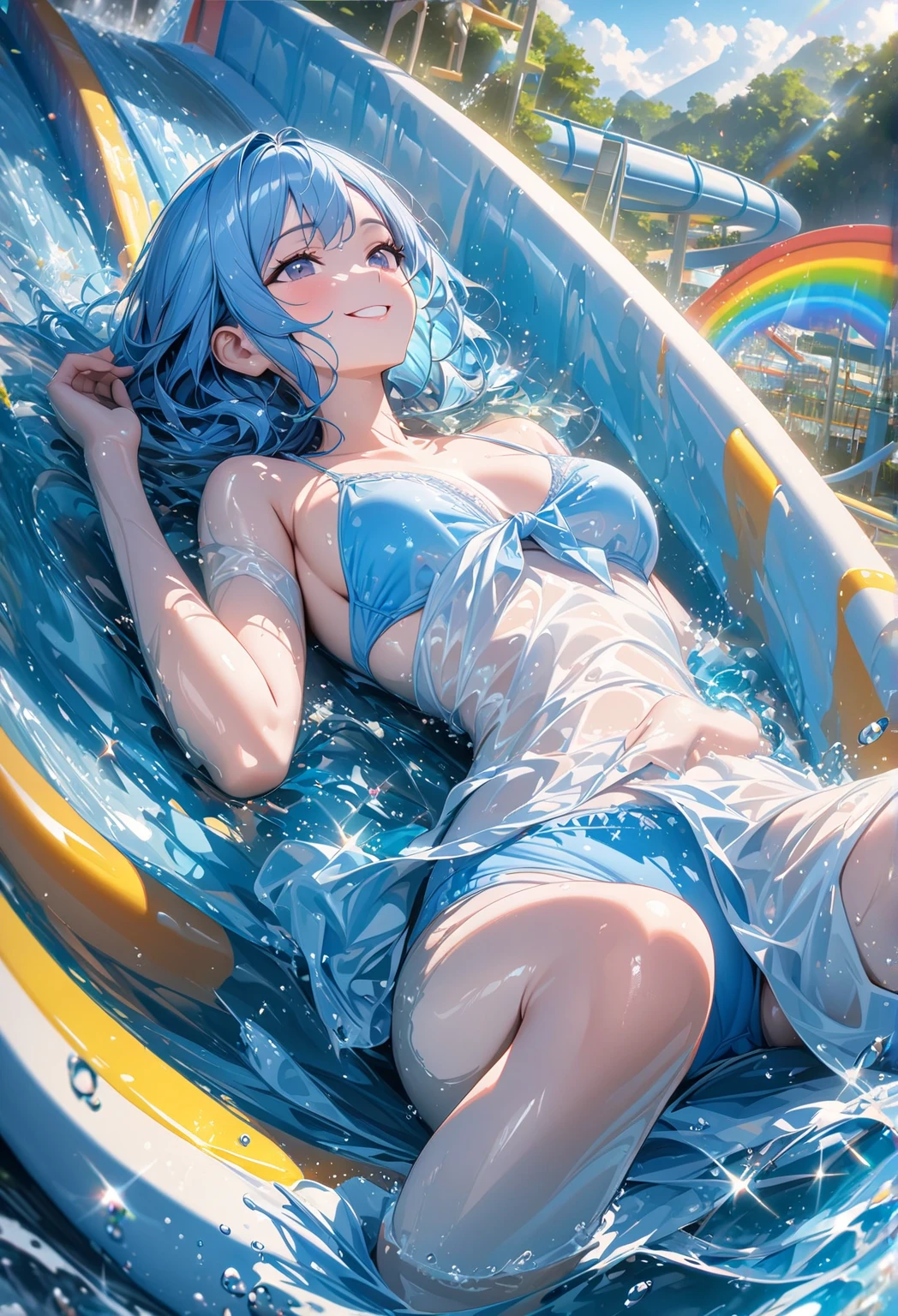 in the early morning,Mare,Double breasts,Luxury yachts,adolable