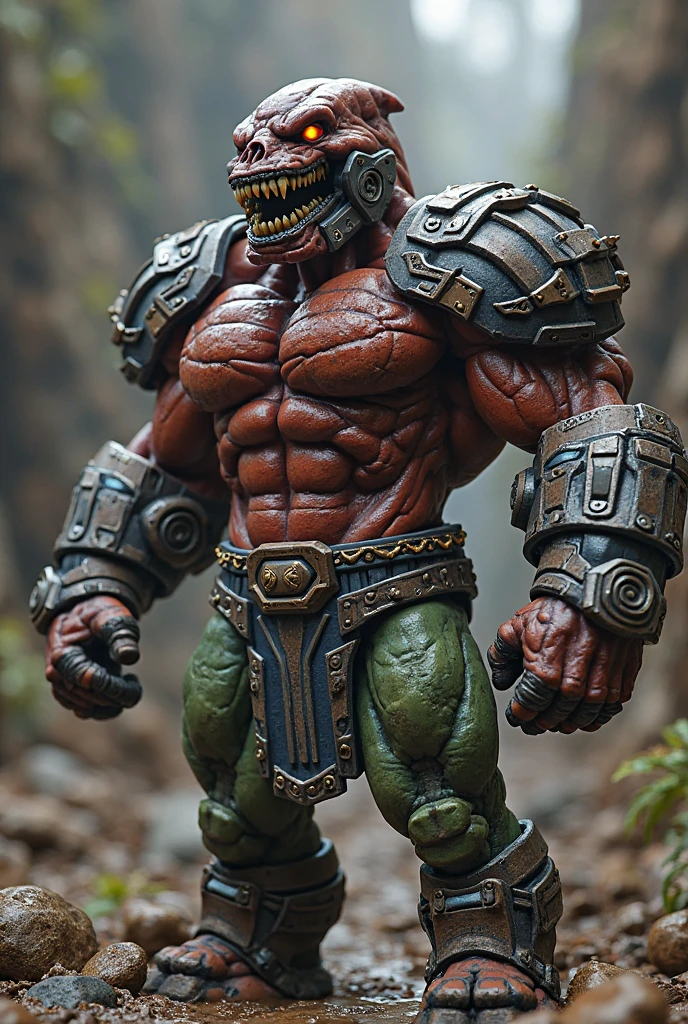 hyper muscular orc, ripping out of cotton clothes, pants in tatters, ripped clothes, destroyed clothes, rags laying on the floor, raging rock hard penis, copious amount of vicious liquid, loads of cum 1:3, spraying cum everywhere, glowing green eyes, full body shot, huge horns, large overbite, bara chest, braided ginger beard, mohawk, aggressively flexing, most muscular pose, detailed skin, skin blemishes, lighting should be warm and inviting, casting a soft glow and highlighting the rich colors of his flesh, background cinematic Hollywood movie style, light depth of field, vignette, highly detailed, high budget