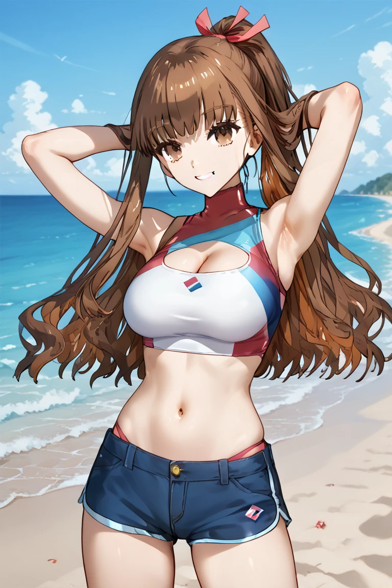 power Slingshot swimsuit Pubic hair protruding from swimsuit