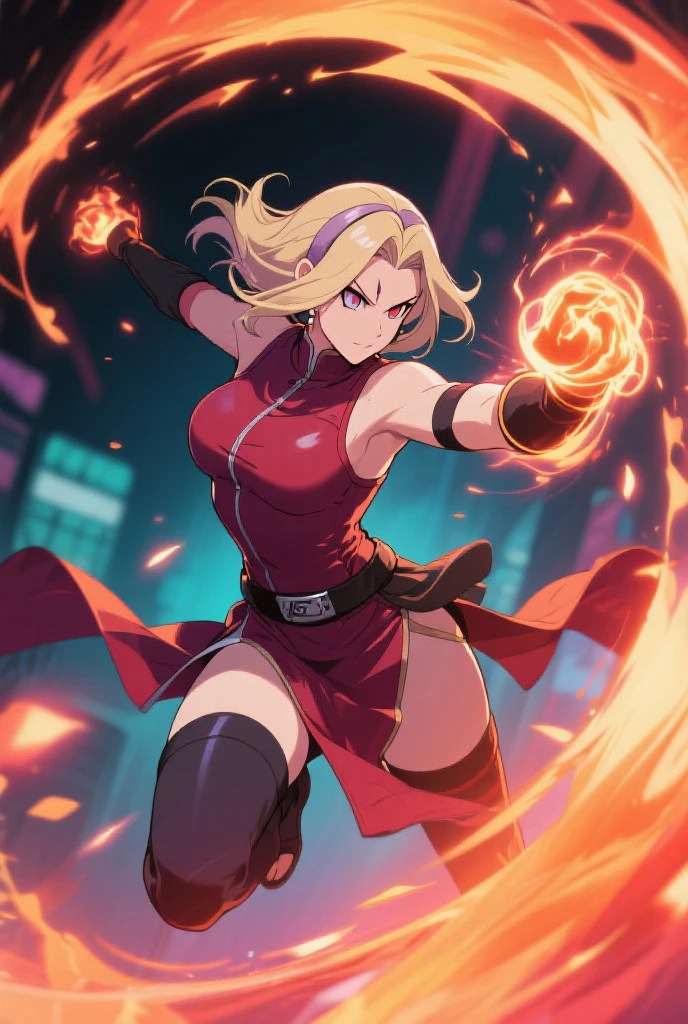 great quality, (1 women), nobara, perfect eyes, (standing), (wearing mage robe), mage robe, magic, (casting), long torso, (blonde ponytail), full body, (casting spell), blue flashes of light, blue sparks, in battle, (large tits), massive ass, thick thighs, (long torso), wide waist, skinny torso, fit, perfect face, sexy, (blushing),