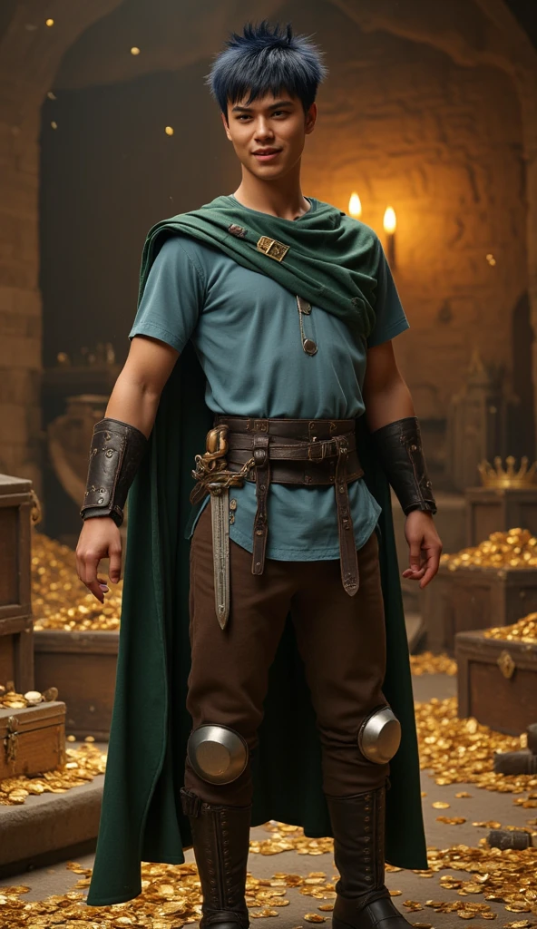 A design by Ewan Mcgregor playing Prince Hector of Troy, with a Persian sword at his waist