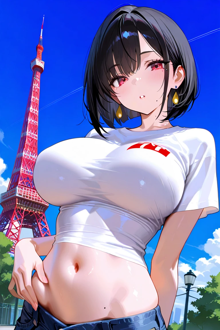 (((Dominican Republic flag-themed costume:1.3))),(),(((smile:1.3))),(((Women behind the Paris Olympics:1.3))),(((International flags flying in the streets of Paris))),(((Eiffel Tower in the background))),(((The Seine in the background))),masterpiece,Highest quality,Ultra-high resolution output images,Write Boundary Depth,Intricate details,Add depth to your subject with contrast between light and shadow,Anatomically correct facial structure),(Picture Mode Ultra HD,)