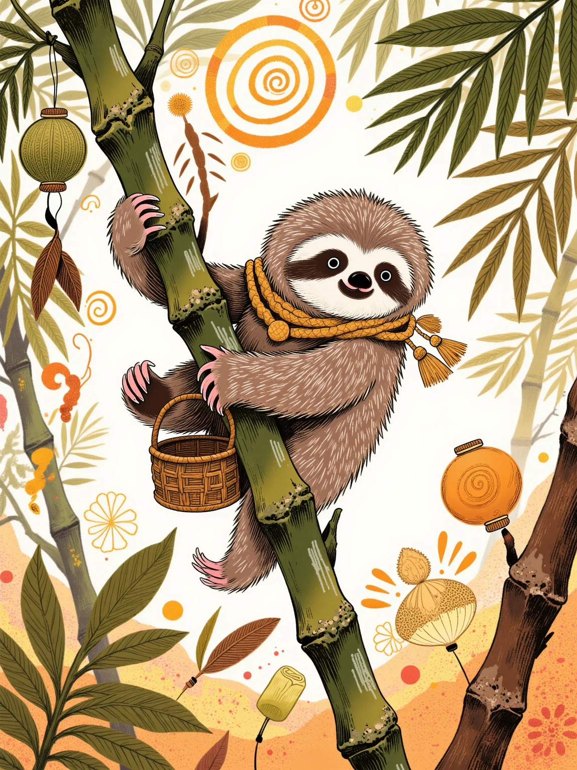A hand-drawn illustration with rough texture and pressure-sensitive ...