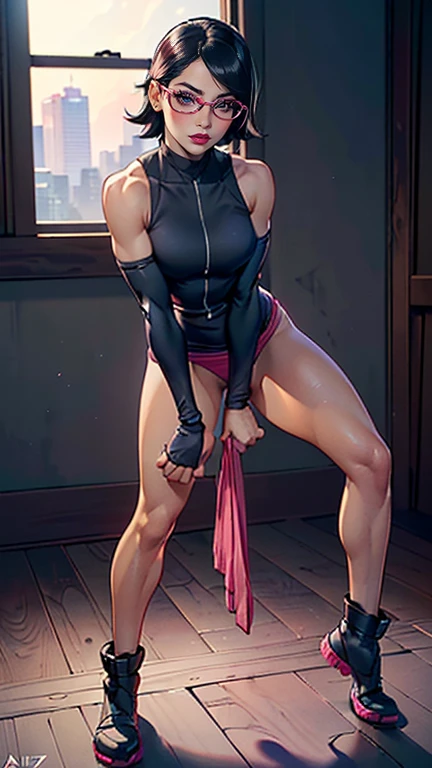 purple skin, drow elf