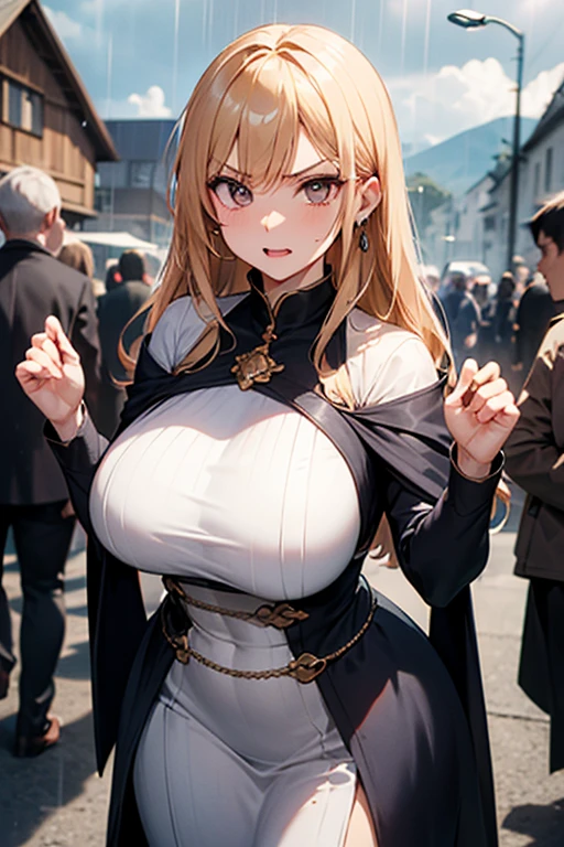 big breasts noble outfit prostitute public cum