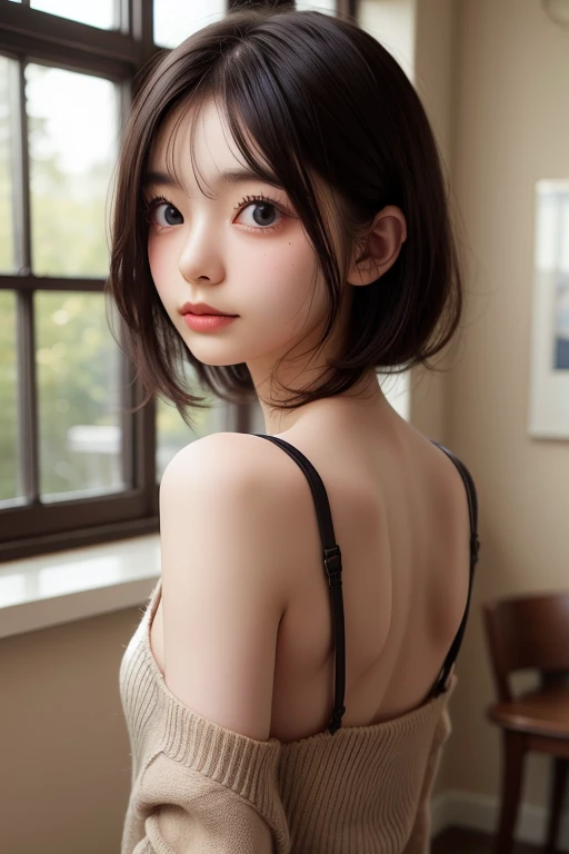 (masterpiece, Highest quality:1.2), One girl, alone,bony body、