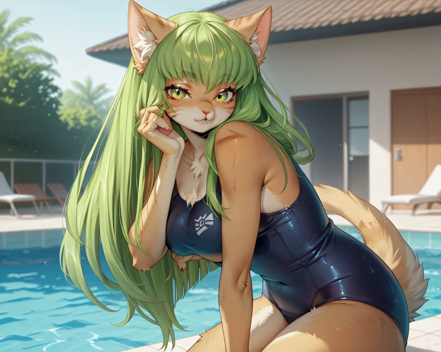 siberian cat bikini