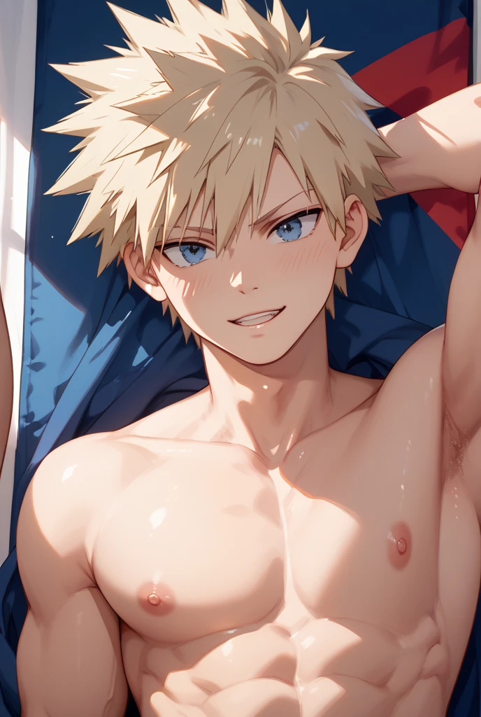 score_9, score_8_up, score_7_up, source_anime, 1boy, 1girl, seras victoria, hellsing, smug, relived orgasm expression, orgasm, reliefd, looking at viewer, blonde hair, blue eyes, 1girl, nude, anal sex, doggystyle sex, doggystyle, doggystyle position, front view, penis, muscular male, male focus