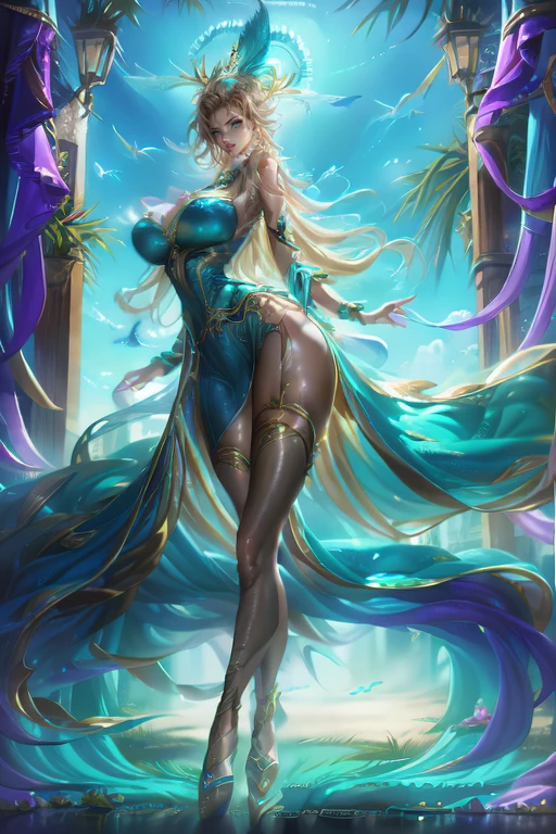 (4K, 8k, 32K, Ultra HD, とてもbeautiful, masterpiece,Highest quality,1 female),((Kunoichi Costume)), Dolphin Shorts,Blonde, Green Eyes,Crown,((blush, )), Mature Woman, Tall Girl, Slender body, (Standing shyly: 1.2, blushing and bow), ((Big Breasts)), ((Accurate human body, Knowledgeable person々, Correct five fingers)),Fertilization,cross section,((Fertanim)),belly button,(( Pussy juice)), (beautiful細部までこだわった目:1.6), 非常に詳細なface, Perfect lighting, Highly detailed CG, (Perfect hands, Perfect Anatomy), (Vibrant_color:1.2),Professional photos, (beautiful_face:1.5),(narrow_Waist),(cowboy shot),seductive smile,(perfect anatomy),((highly detailed beautiful face)), ((slender body, slim arms)), ((big boobs, Cleavage)),((curly ponytail)),(official art:1),((tall person)), (nice body)
