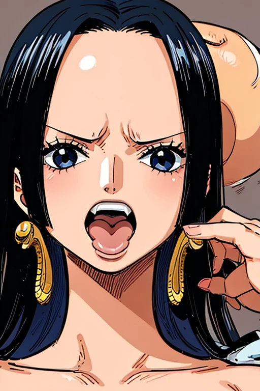 Boa Hancock, sexy, (nsfw:1.5), horny