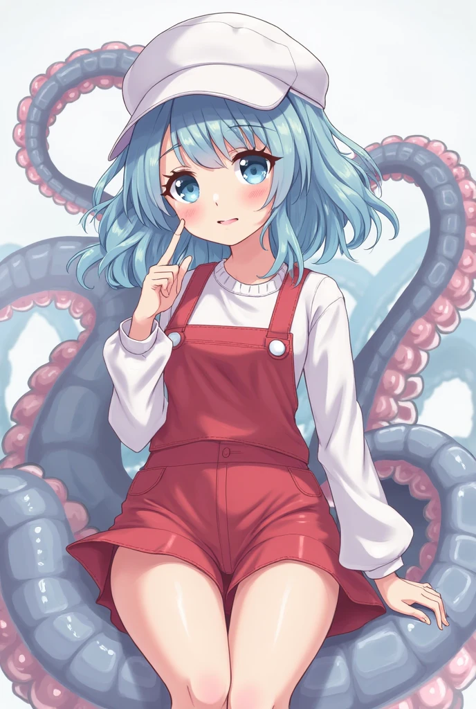 Tentacle rape,Tentacles penetrate a woman's vagina,Pussy,Nipples,Completely naked,One woman,Hime cut,Deformed characters,Completely nakedで校庭に立つ女性,Japanese schoolgirl,loose socks,loafers,Long scarf,4 heads,Flat Chest