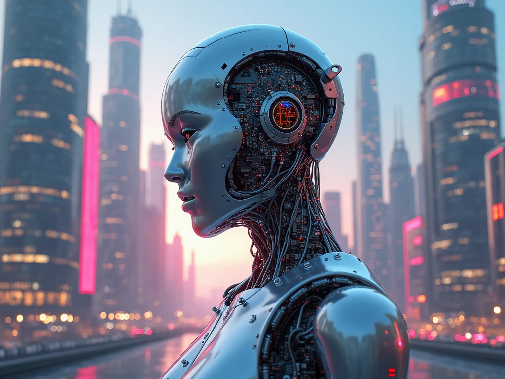 GENERATE THE IMAGE OF A COVER FOR AN ARTIFICIAL INTELLIGENCE COURSE TO MONETIZE AND FLYING BILLS