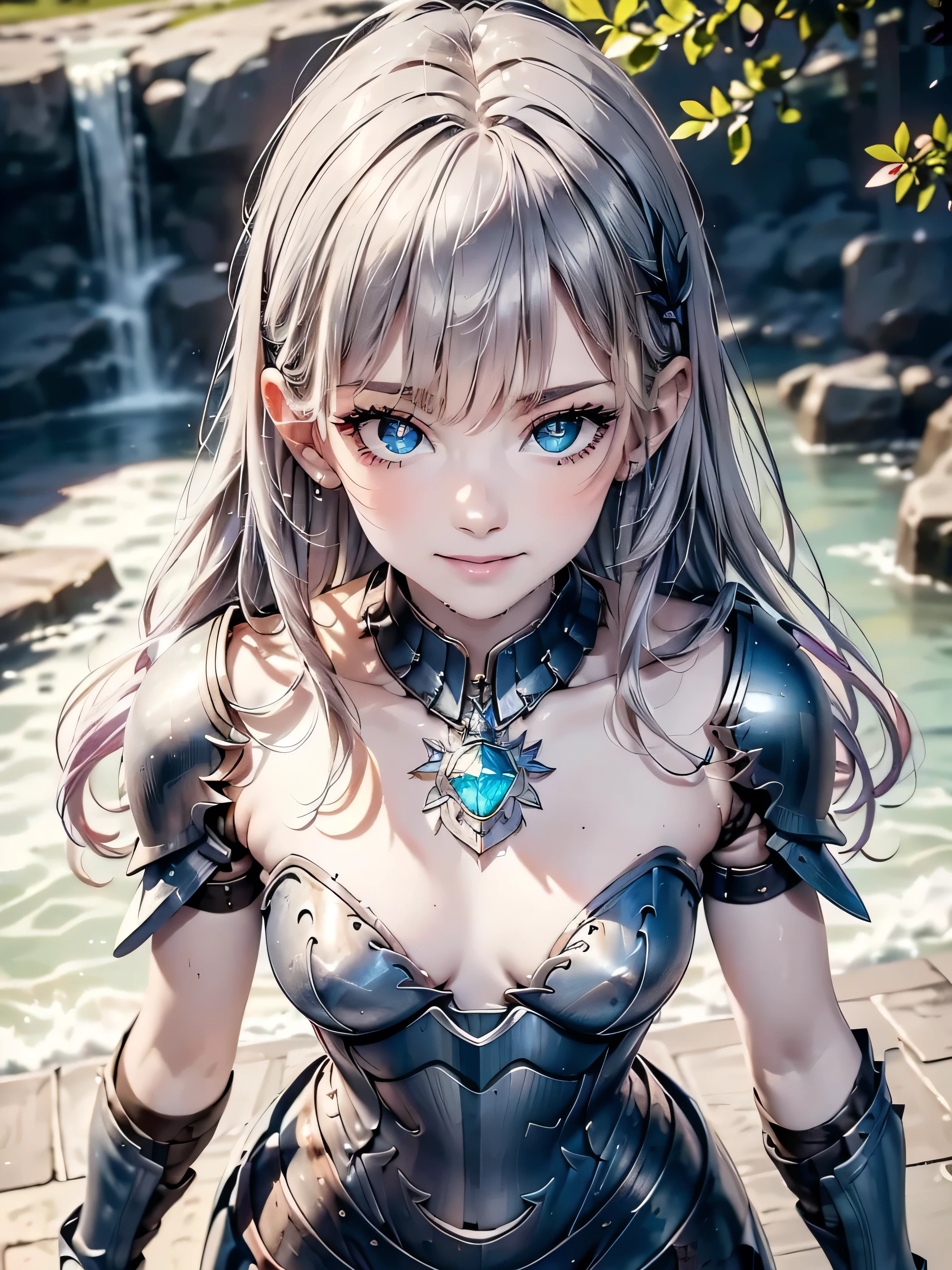 #Basics A girl is posing for a photo, animeのかわいい女の子, (((One Girl, Baby Face, ))),
BREAK
#Clothing Accessories
(((Silver on black)Armor with a demon motif:1.4) : Breastplate decorated with red gemstones + I can see my belly button + Full plate + Gauntlet + Knee-high boots with knee pads + Long black cape with shoulder pads, carrying a big ax),
BREAK
#Features
(Red hair:1.4, Bangs that expose the forehead:1.4, (Long back hair + Straight hair without any curls + Back hair fluttering in the wind)),
(Droopy eyes,blue eyes), (Small breasts),
BREAK
#expression
(smug face, Grin),
#background environment
((noon, Fantasy world cave + icicle + There is ice)), #composition (Turning your body to the viewer:1.4, from below:1.4, Cowboy Shot:1.4),
BREAK
#Body parts elements
(Beautiful Hair,Shiny Hair),
(double eyelid, Long eyelashes),
(Expression of fine eyes, Beautiful and delicate eyes, Sparkling eyes, Eye Reflexes),
(Human Ear),
(Beautiful Nose, Thin Nose),
(Glossy lips, Beautiful Lips, Thick lips), (Symmetrical facial features),
(Detailed skin, Textured skin, Beautiful Skin),
BREAK
#Quality
(((highest quality)), ((masterpiece)), ((Very detailed))), ((High resolution), (16k,1080p)),
(Realistic), (Anatomically correct),
((comics, anime)), (3DCG), CG illustration,