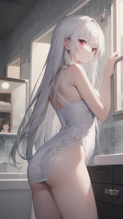 white color hair