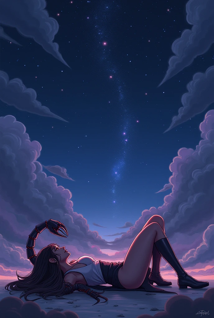 orgasm, magic, fantastic, night sky, moon, stars, background, (simple oil painting in a style to Bill Sienkiewicz)