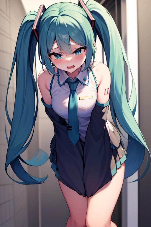 、miku hatsune 、, lift up skirt、Small Panties、、Eyes from below、embarrassed from、 、Pubic area visible Lower body bare Nothing to wear Ashamed, 、White liquid is spurting from her boobs, de M、、s ass、big butts、Dekaketsu、tits out、teats、The areol、teats、de M、、Pleasure、Chained by a collar、droolng、begging、begging , teats , Ahegao, Superior Quality, NSFW, , Ahegao Too large breasts Too large breasts Too large breasts Toilets, public restroom, toilet seat Big Tits, Full body nudity, too big breasts