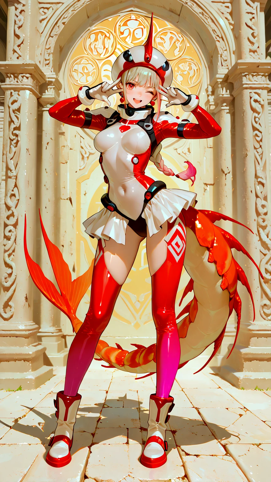 ((Best quality)), ((masterpiece)), (detailed: 1.4), (Absurd), Spawn woman, reborn from hell with several small demons and skeletons at her feet, beautiful, red hair, long shed with her legs out, crown with two long ciphers, full body, perfect body, generous neckline, hellish scene