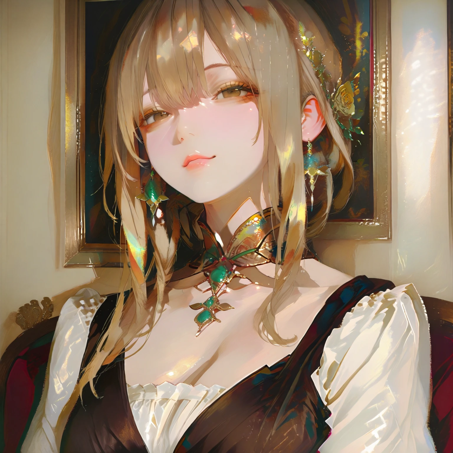 masterpiece, best quality, an extremely delicate and beautiful girl,an extremely delicate and beautiful, world masterpiece theater, ultra-detailed, highly detailed, best quality, blonde hair, highres, extremely detailed,1girl, best quality, illustration, looking at viewer, impasto, canvas, oil painting, realistic, realist ,real,