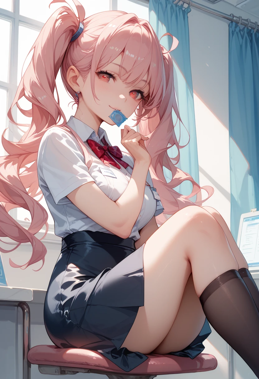 NSFW、8G、highest quality、Highest quality、Real、masterpiece、Mine system、(((Black and pink hair)))、((Knee socks))、(((Two Girls)))、Pink Shirt、Black Skirt、((Twin tails))、(((Idol Group)))、(((stage)))、(((concert)))、No underwear、No bra、(((Cunnilingus)))