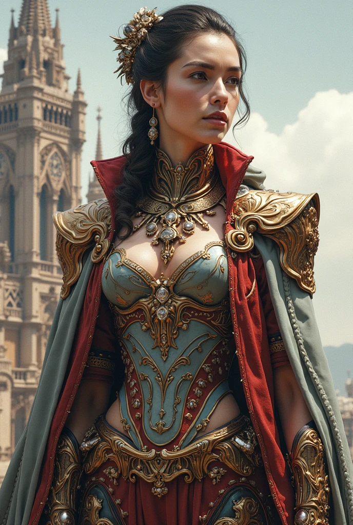 Sunrise, Fantasy, intricate city with dark alleyways, highly detailed, digital painting, artstation, concept art, sharp focus, illustration, art by greg rutkowski and alphonse mucha