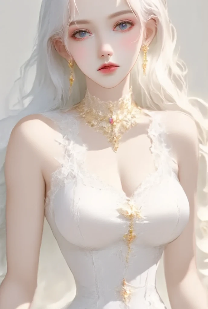 1 girl, (on the body:1.1),hair accessories, necklace,complicated jewelry, long hair, earring, height, (Incredibly nonsense.:1.3),(Very detailed CG unity 8k wallpaper.:1.2),hair ribbon,(Beautiful face:1.2),Beautiful eyes with details,(gigantic bust, rift,curve:1.3), Thin body,Shiny skin,Thin waist,Pale skin, (Delicate and intricate details:1.2),arms separated, (bare,thick:1.4), ( flower pattern :1.2),  