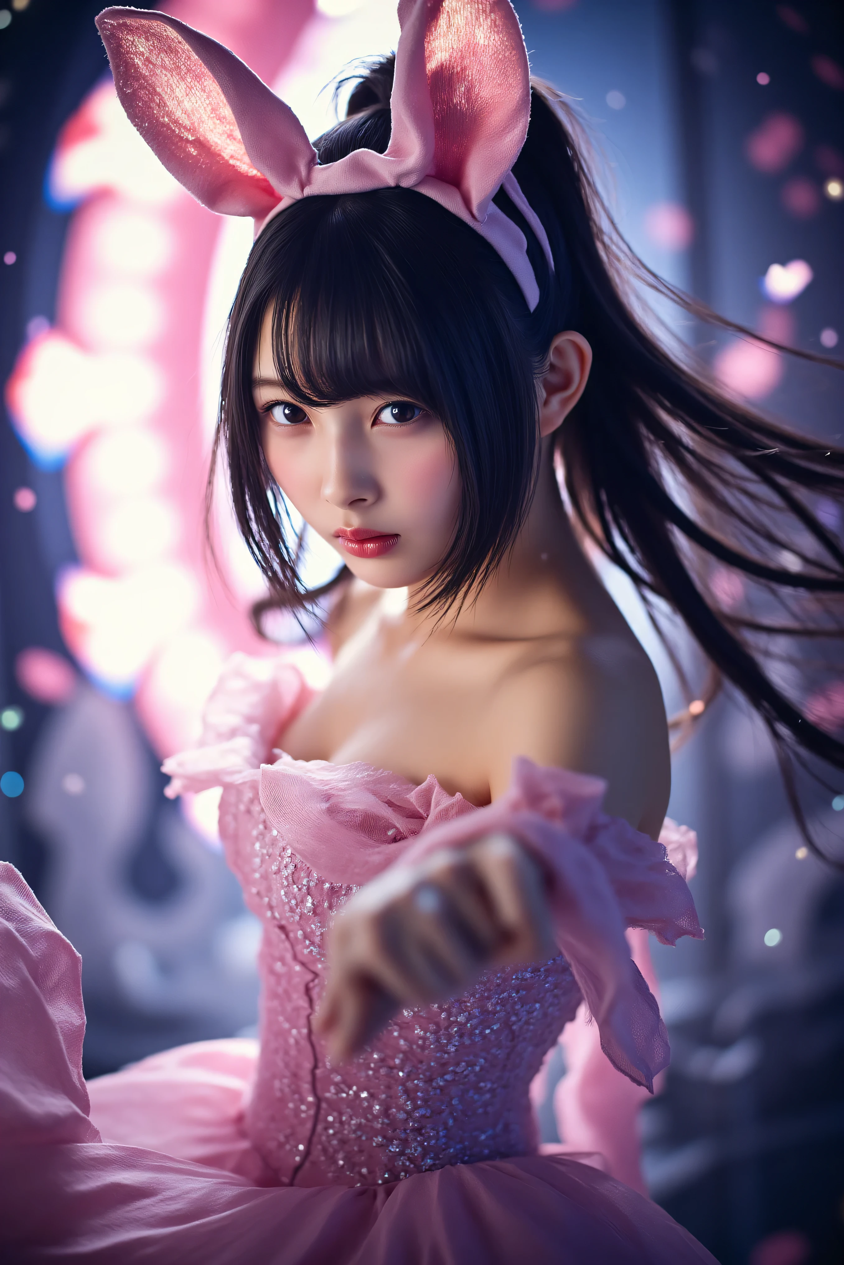 best quality Highest Quality intense flash ponytail bunny girl