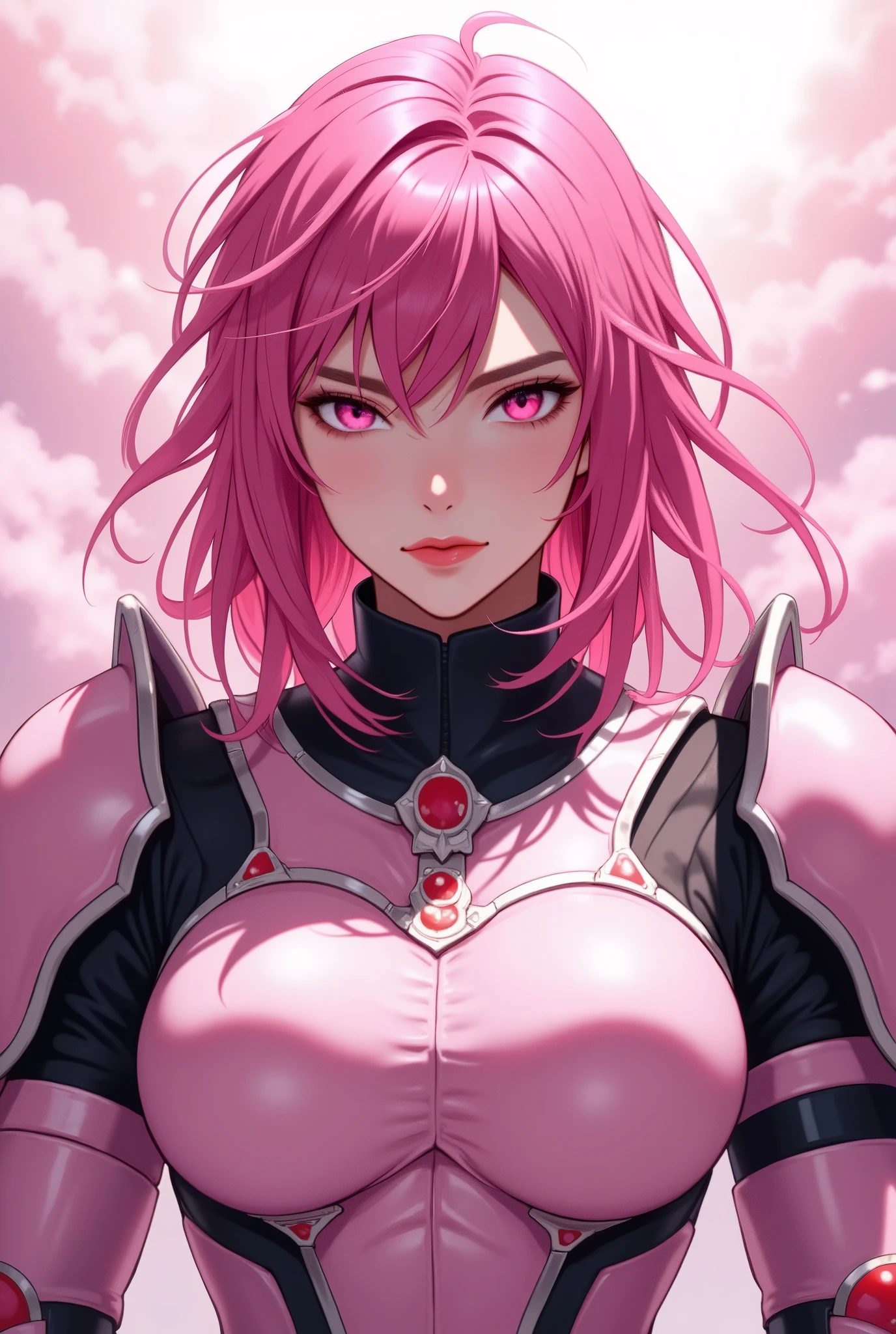 haman karn, 1girl, mature female, masterpiece, spacenoid queen, mistress, goddess, realistic, milf, realistic shading, smooth lightning, hdr, 8k, absurdres, high quality, insane detail, body accessoires, elegant, wallpaper