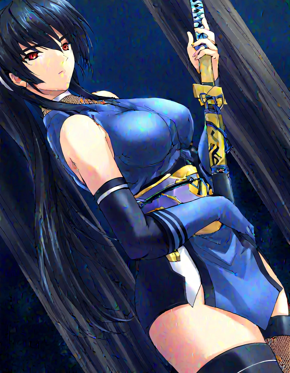 Super detailed, explicit, Beautiful body, Beautiful Nose, Beautiful character design, Perfect Eyes, Perfect Face, Ultra-high resolution, 4K, Beautiful feet, Perfect Legs, Nice hands, Perfect hands, masterpiece, Highest quality, Very detailed, figure, absurdes, Perfect Anatomy, Street Fighter, Doll Suit, Shadaloo Doll, Doll Suit, Expressionless, Hollow Eyes, View your viewers, Red gloves, emotionless, black latex, corruption, Mind control, Female Fighter, whole body, I was under the influence of hypnosis., Unfortunate trance, whole body suit, ribbed bodysuit, Arms at your sides, follow, Perfect female body, extremely glossy latex, Hypnosis, Hypno Lola, Hollow Eyes, Mind control device, tracings, obedient_tracing, slave, Stand up straight, Are standing, Are standing at attention, Have, tie, belt, latex, ribbed bodysuit, Knee socks, garter belt, Combat Stance, Extend your right arm from your shoulder、Stretch your hands out into the air, army, Thigh-high boots, One girl, hair ornaments, Black Hair, Long Hair, blue eyes, (((Pixel Perfect, Perfect in every detail))), alone, One girl, naga the serpent,