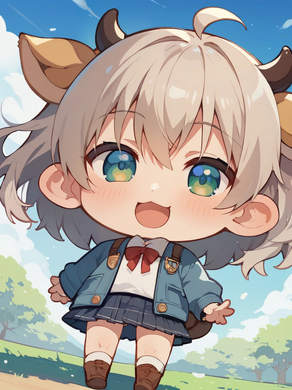 score_9, score_8_ up, score_7_ up, score_6_ up, score_5_ up, anime,nsfw, uncensored ,( chibi:1.5),Dairy cow girl、乳牛化した若いgirl,girl,Bull's Ear,Ushimakado,boar tail,girlの胸をmilkingする、巨大な胸を持つgirl,ポップup,Breast Augmentation Surgery、Swollen breasts,milking, cow print swimsuit ,cowbell,depth of field,Kyoani Style,glitter,
