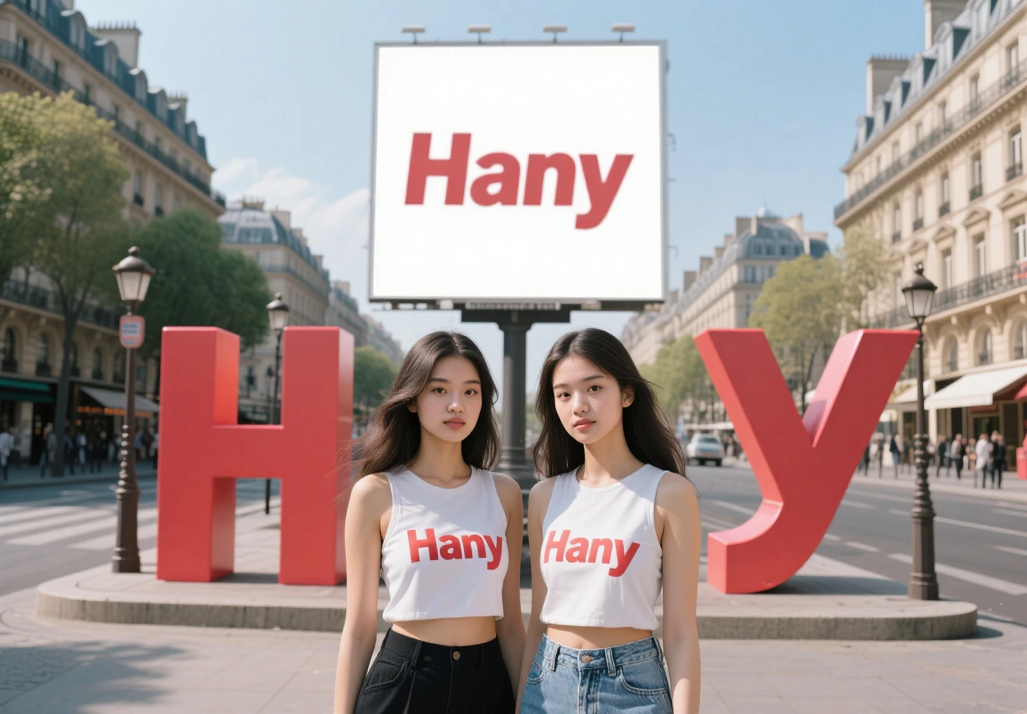 ((wearing clothes)), (((magazine's cover))), (large title), (many heading), (white border), (whole body), straddling to hit her crotch on exposed pole, open legs, raise leg, open mouth, masturbation, orgasm face, in the mall, customers, ceiling,