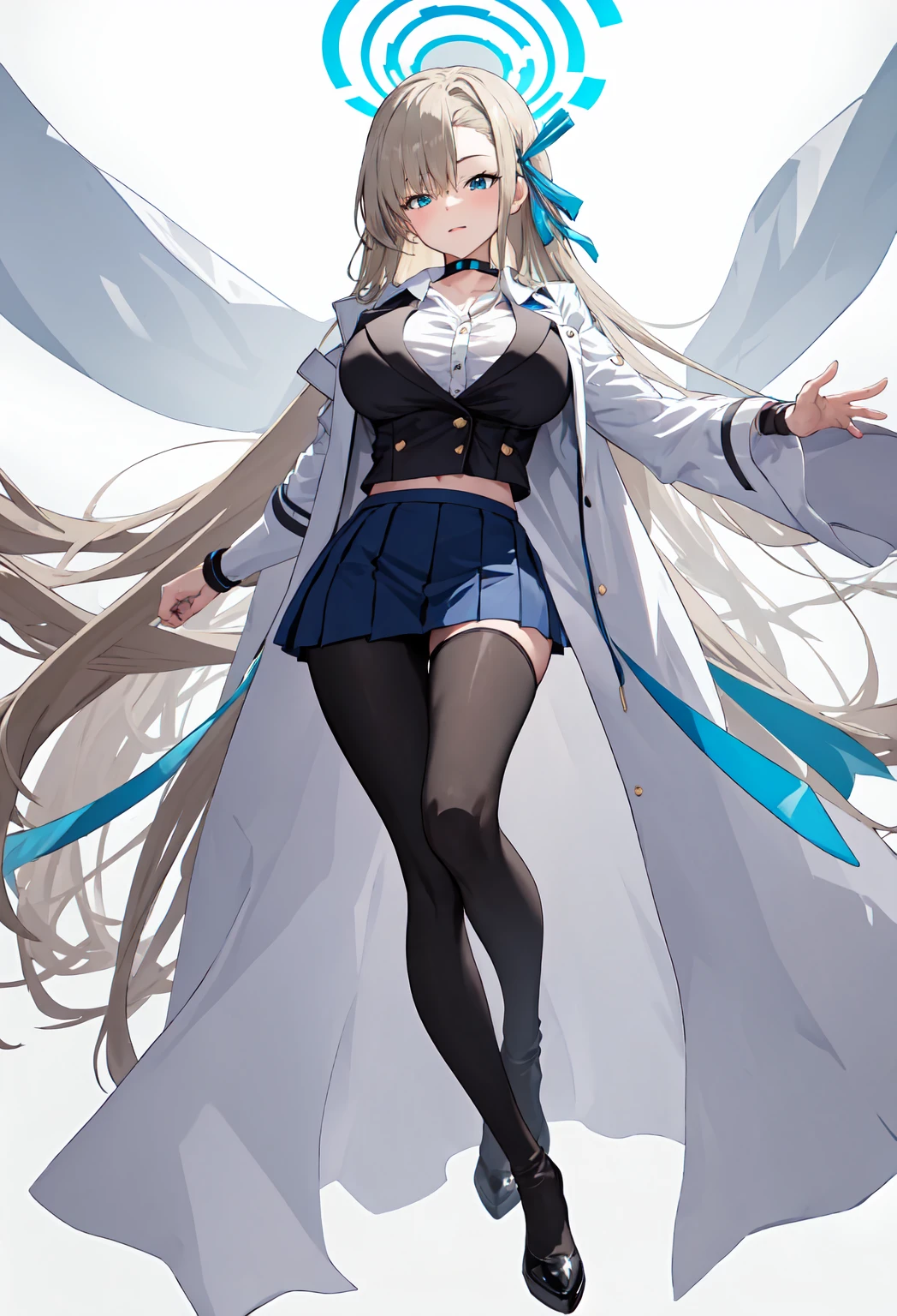 (masterpiece:1.37), best quality, (extremely detailed:1.37), (1girl:1.5), woman, (mature:1.5), (adult:1.5), jingliu, white hair, long hair, ponytail, hair ribbon, red eyes, earrings, jewelry, business suit, necktie, pencil skirt, pantyhose, (extremely detailed eyes:1.37), (wetting self:1.5), desperation, standing, embarrassed, humiliation, blushing, angry, cherry blossoms, garden, (golden hour:1.5), full body
