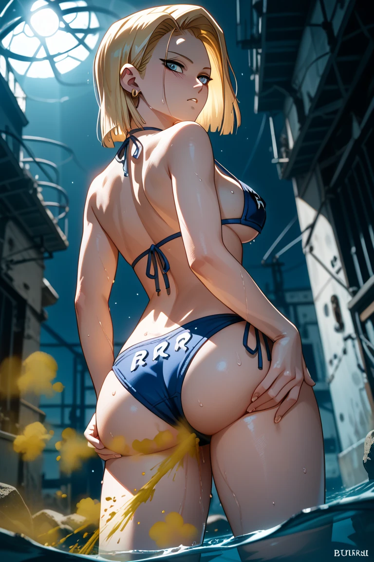 nsfw:1.6, Top quality, masterpiece, ultra high resolution, , (top quality, high resolution, 4K, detailed lighting, shaders, perfect anatomy, perfect proportions), eye of the beholder, (masterpiece, top quality) (top quality, 4K, 8K, high resolution, masterpiece: 1.2), highly detailed, (masterpiece: 1.3, top quality, ultra high resolution, ultra detailed), (top quality: 1.2), perfect eyes, perfect face, perfect lighting, (top quality, 4K, 8K, high resolution, masterpiece: 1.2), highly detailed, (top quality, 4K, 8K, high resolution, masterpiece: 1.5), highly detailed, masterpiece, top quality, ultra detailed, top quality, high resolution, 32K CG, very delicate and beautiful, illustration, high resolution, sharp focus, front lighting, glow, girl 1 person, solo, smiling, very beautiful and detailed anime face, very detailed eyes, ((masterpiece)), ((best quality)), (super detailed), ((cute)), cute, ((very detailed)), 4K, (8K), best quality, (best quality, 8K, 32k, masterpiece, super high resolution, very detailed, impressionistic:1.2), blurred background, four fingers and 1 thumb, Best quality ,
((Silent dark night)). Beautiful night sky. Outdoors. A girl is standing alone on the beach. At the water's edge. Calm and still. Watching fireworks. ((Relaxed)). (((Blonde))). Thin hair. (((Her hair is neatly pulled back in an evening updo like a flight attendant))). (((Her bangs are swept to the side, exposing her forehead))). Pointing off into the distance. Flower hair accessory. Beautiful blue-green eyes. Pink lips. ((Big boobs)). Full breasts. Well-developed breasts. Well-shaped breasts. Narrow waist. Perfect proportions. Slender body. Well-proportioned body. Small pink nipples. White panties. (((Topless))). Smiling. (Squinting). Smiling with her mouth open. Moved by the beautiful sky. Blushing face. White choker. Earrings. Necklace. Bracelet. Anklet. Underbust corset. Barefoot. (Bust up). From the side. Profile.