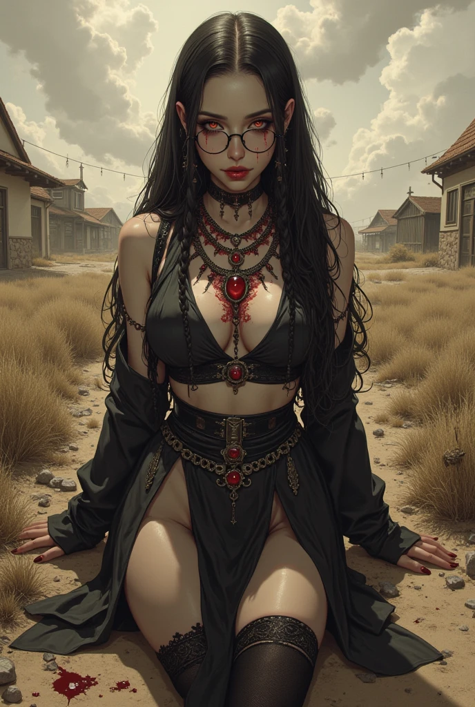 (masterpiece, best quality) MorriganDA, 1girl, solo, long hair, breasts, looking at viewer, bangs, skirt, black hair, dress, hair between eyes, bare shoulders, jewelry, medium breasts, sitting, swimsuit, full body, bikini, outdoors, parted lips, barefoot, artist name, signature, hood, armpits, necklace, black eyes, arm up, feet, tree, lips, fingernails, makeup, toes, colored skin, facial mark, piercing, grass, lipstick, pale skin, nature, black nails, armband, breasts apart, bikini top only, armlet, hood up, forest, legs together, forehead mark, nose, anklet, facepaint, on ground, forehead jewel, purple skin, purple lips, mascara, crossed ankles, black lips <lora:epi_noiseoffset2:1> <lora:add_detail:0.7> <lora:MorriganDA:1>