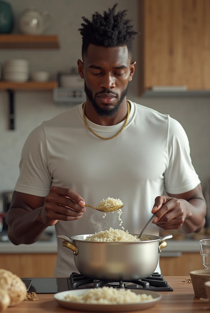 Nicolas Pooran eating dal bhati