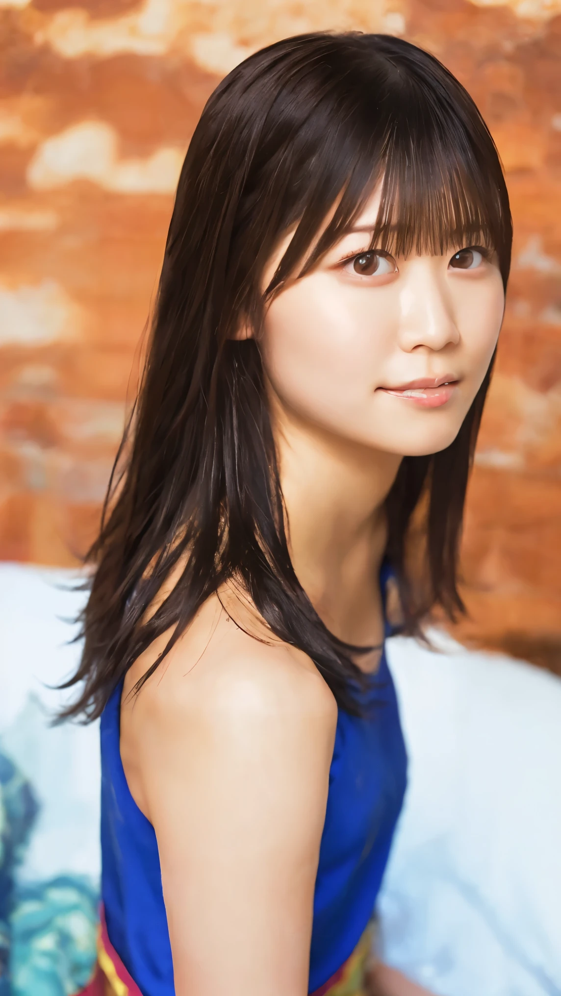 (((photorealistic))), ((realistic)), ((Super fine face)), cheongsam, upper body, looking at viewer, Front view
She's in a beautiful sea, she has long dark hair , She does sexy poses,the sun is shining