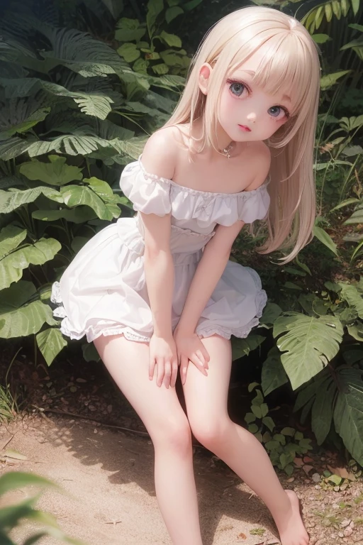 loli nude white panties seductive pose cute transparent short gauze skirt --auto --s2