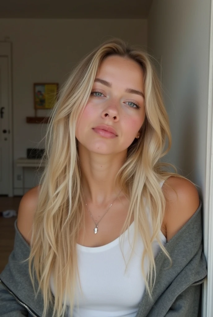 Blonde Girl, Selfie