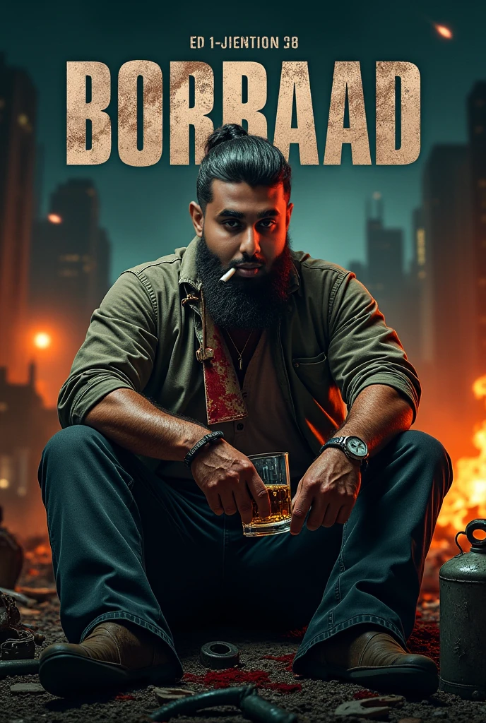 arafed man in a turban holding a gun and a cigarette, with pistol, dr zeus, by Manjit Bawa, with rifle, promotional shot, turban, photo from a promo shoot, shot on canon eos r5, shot on canon eos r 5, taken in the early 2020s, new song, inspired by Manjit Bawa, pr shoot