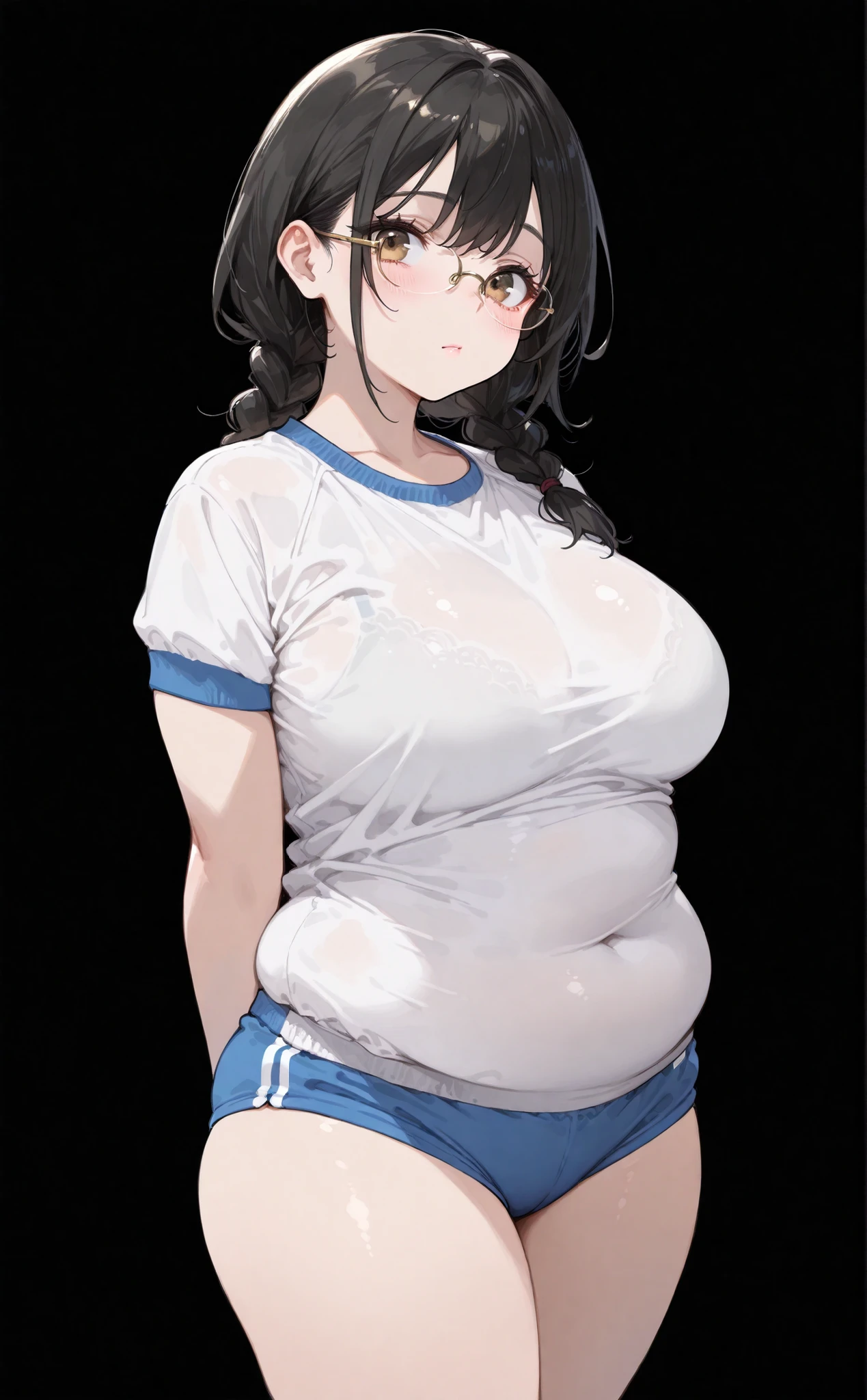 Have cat ears、work、Looks very painful、Small face、、Very embarrassed look、Big Breasts、Very impatient、Trembling、Sweating、Are pregnant、disease、abdomen、Fixed、abdomen、Wearing a maternity suit、Show your belly、One Girl、Last month of pregnancy、1One navel
