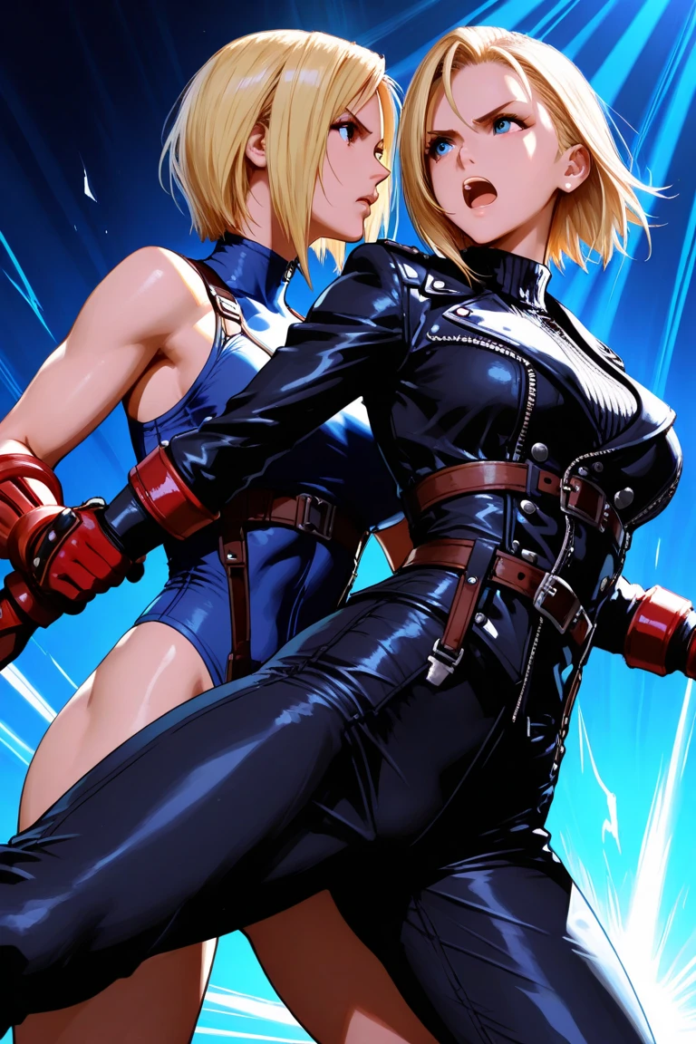 ultra-detailed, Explicit, Beautiful body, Beautiful Nose, Beautiful character design, perfect eyes, perfect face, ultra highres, 4K, beautiful legs, perfect legs, Nice hands, Perfect hand, Masterpiece, Best Quality, Highly detailed, illustration, absurdres, street fighter, doll suit, shadaloo doll, dollsuit, expressionless, blank eyes, looking at viewer, red gloves, emotionless, black latex, corrution, mind control, female combatant, full body, hypnotized, unhappy trance, full body suit, ribbed bodysuit, both arms at side, obey, perfect female body, extremely glossy latex, hypnosis, hypnoLora, empty eyes, Mind control device, poses, submissive_pose, Slave, hat, necktie, standing, standing up straight, Standing at attention, hat, yellow necktie, belt, latex, ribbed bodysuit, thighhighs, garter belt, Fighting Stance, saluting, military, military saluting, salute, thigh boots, solo, blood on shirt, blood on hand, blood on clothes, blood on face, blood, blood on arm, blood on cheek, blood on leg, gun, holding gun, gun in hand, Stellvia of the Universe, Katase Shima, brown hair, twin tails, bun, brown eyes, space station background, space background