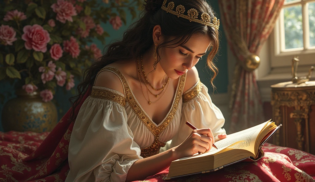 "A family reading the Bible, 18th century family, award-winning photo, intricate details, high resolution, definition, good lighting, 18th century house."