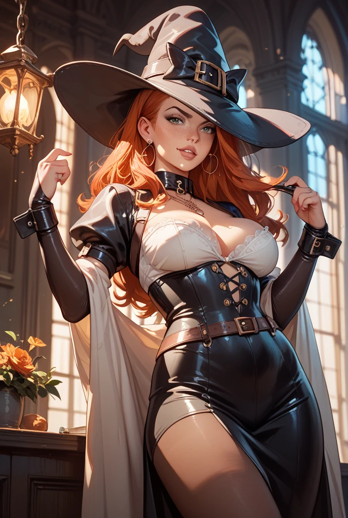 witch, Roleplaying, magician, magic, Redhead woman