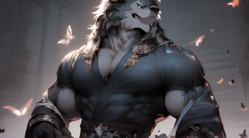 back view, best quality,  full body portrait, wide shot, 

solo, furry anthro fox male, Yakuza style, detailed fur texture, (realistic face and eyes), dressed, clothed, lowered cloth, lowered haori, haori, intricate tattoos, (yakuza symbol, yakuza demon tattoos, yakuza dragon tattoos:1.4), (sharp claws), piercing gaze, dark background, masterpiece, from back, The back is tattooed, the back is visibleб 

[by Alex Timmermans:by jaynaylor:0.25],
detailed background, detailed foreground, depth of field, ambient silhouette, backlighting,

