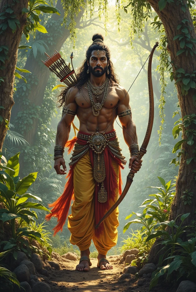 Ram ji back side photo with arrow bow 🏹