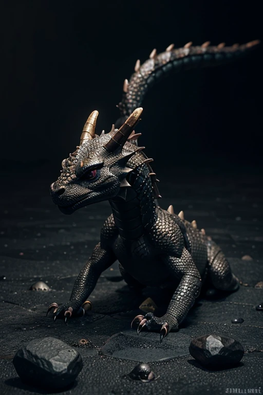 hyper detailed masterpiece, dynamic, awesome quality, piuchen, small grotesque creature, mischievous malicious demeanor, distorted exaggerated features, gnarled twisted appearance, guarding burial mounds, cunning, Obsidian,conflagration,rejuvenating,unbearable,menacing,immersive,concealed,piercing,responsibility,paradoxical