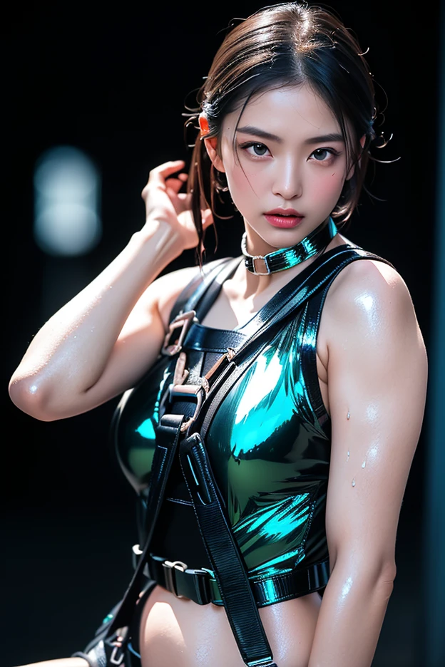 (highest quality、4k、8k、High resolution、masterpiece: 1.2)、Super detailed、(Real、Photorealistic、Photorealistic: 1.37)、media: Fantasy、Horror、Dark Fantasy、Creatures、Hybrid Creatures、(Anatomically correct fingers: 1.4 )、(((The upper body of a beautiful young woman:1.9)))and(((A hybrid creature with the lower body of a frog: 1.9)))、(Squats with legs open:1.5)、Visualization of mythical creatures、Dark atmosphere、Dim color、Spooky lighting
